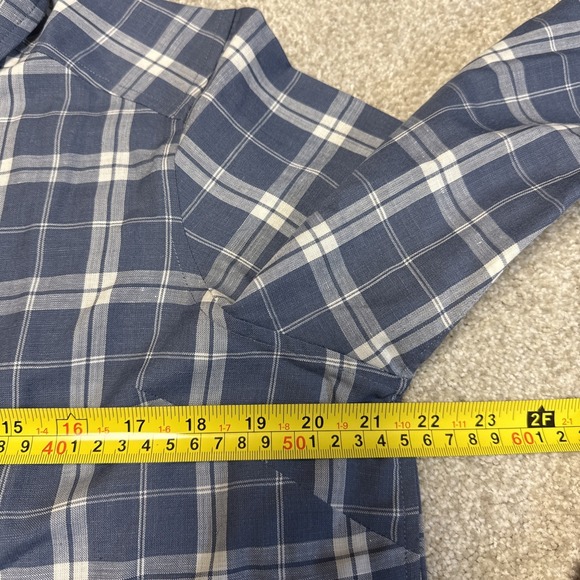 Wool& Womens Florence Merino Wool And Linen Tunic Shirt Sz L - Picture 8 of 9